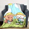 1pc Yier BuBu Bear3 Blanket, Gift, for Men and Women, Soft Blanket, Good for Sofa Bed Couch Travel, Lightweight Flannel Blanket