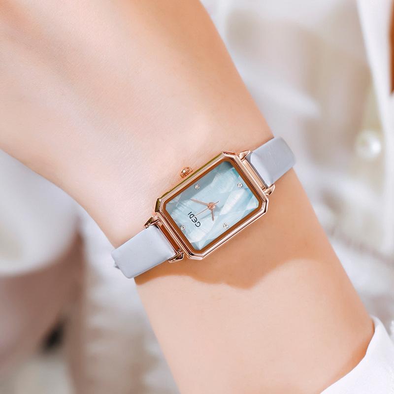 Women'S Watch Fashion High Value Small Square Watch Women'S High Sense Belt Quartz Watch Simple And Fashionable