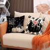 Thanksgiving New Cushion Cover Living Room Harvest Decoration Pumpkin Print Cushion Autumn Set Cushion Cover