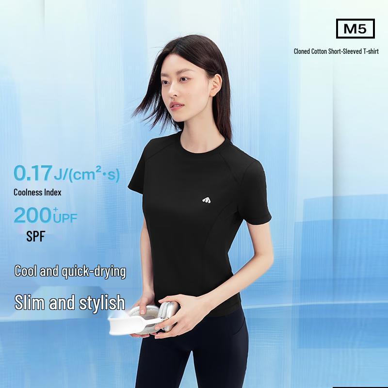 Meilicheng Women s 2025 Spring/Summer Short Sleeve T-Shirt M