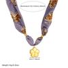 316L Edelstahl Graues Band Gliederkette Klassisch 5-Blatt-Blume Anhänger Halskette Damen 18k Vergoldet Wasserdichter Schmuck