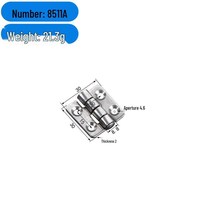 

Промышленная петля-бабочка из нержавеющей стали 304 30x30 для электрического шкафа, двери и оконного оборудования