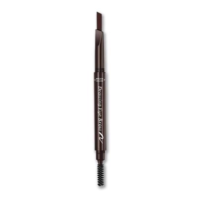 Augenbrauenstiftbürste Natürliches Finish Wasserfest und schwer zu entfernendes Augenbrauen-Make-up 2-in-1 - + Dreidimensional (03 - Kaffee)