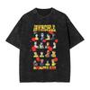 Hot Sale TV Series Anime Invincible Mark Grayson Graphic Print Tshirt Men Women Vintage Washed Cotton Oversized Summer New Tees