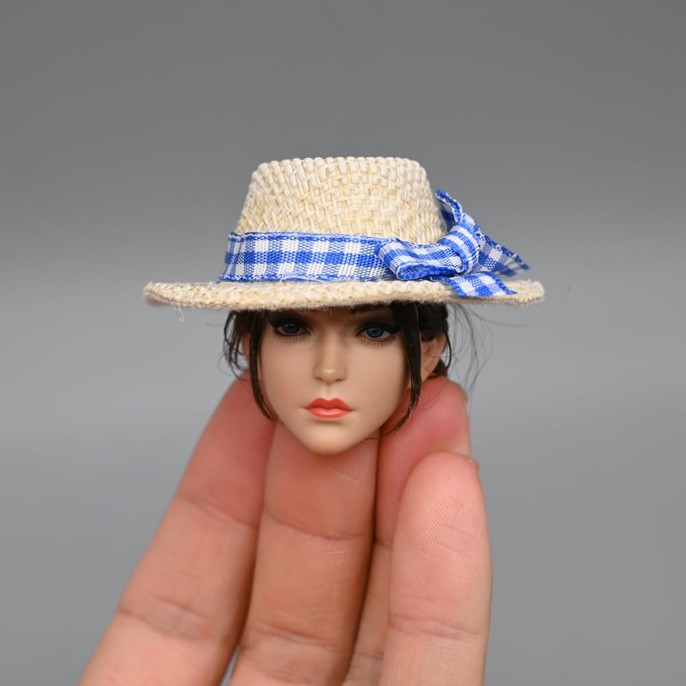 

[TOYBARJAPAN] 16 Scale Figure Accessory Compatible with TBLeague and other body types. Beautiful Female Fashion Beach HatSun Hat (Body and head not