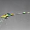 Simulation Shrimp Soft Lures Luminous Swimbait Shrimp Fishing Lure with Hooks for Bass Trout Bream & Pickerel