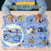 Assemblaggio fai da te di un carrello elettrico, set di gioco di vagoni ferroviari puzzle per bambini