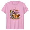 Coffee Please Unisexs TShirt Autumn Fall Coffee Halloween Gift For Her