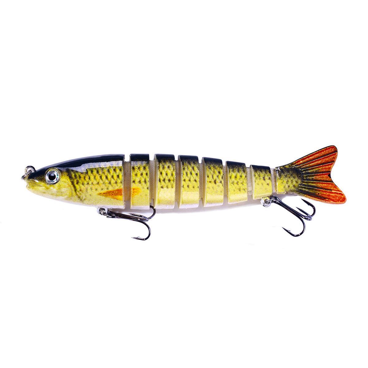 

Многоцелевой сегментный воблеры Swimbait Pike Wobblers 12.8 см-18 г рыболовная приманка Isca Artificia для приманки Bass Pike