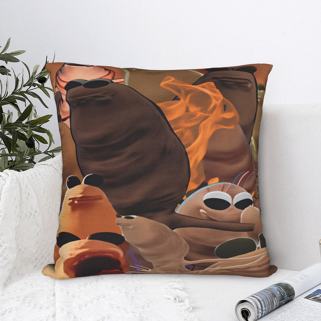 Pillow Cover Funny Robert Help Marcus The Worm   Cute Funny Pillow Case For Sofa Home Decor Pillowcases