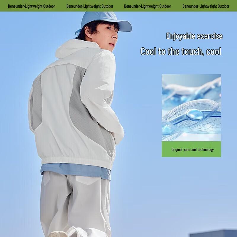 Bananaunder Men s UPF50+ Lightweight Sun Protection Jacket