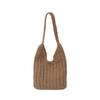 Spring hollow woven bag women's new vacation beach bag commuter shoulder tote bag knitted bag