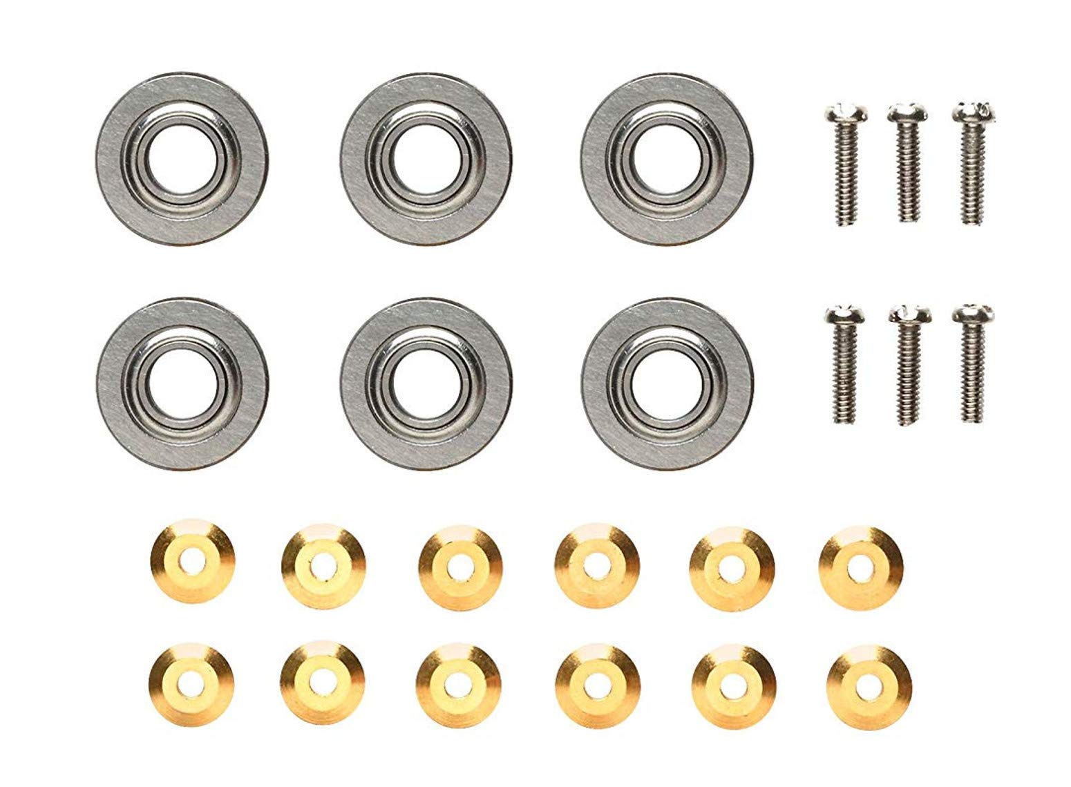 

Tamiya Mini 4WD Special Product Roller 13mm Ball Bearing Set II 6 Pieces 95311