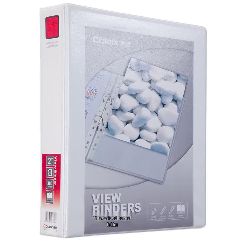 Qixin A4 4-Ring Binder with 3 Pockets