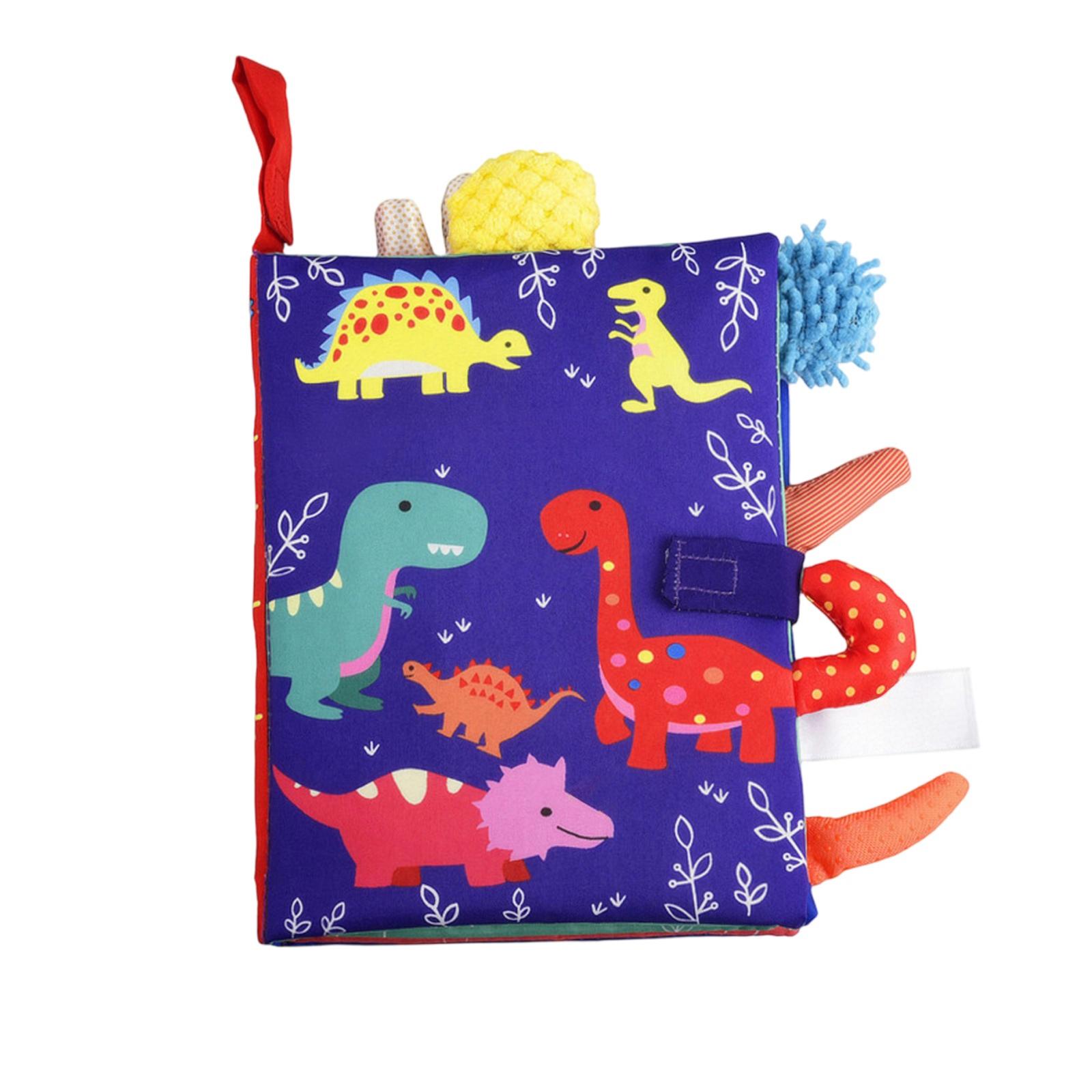 

Развивающая тканевая книжка для малышей, Книжка для сенсорного развития малышей, Детские игрушки для хватания One Size