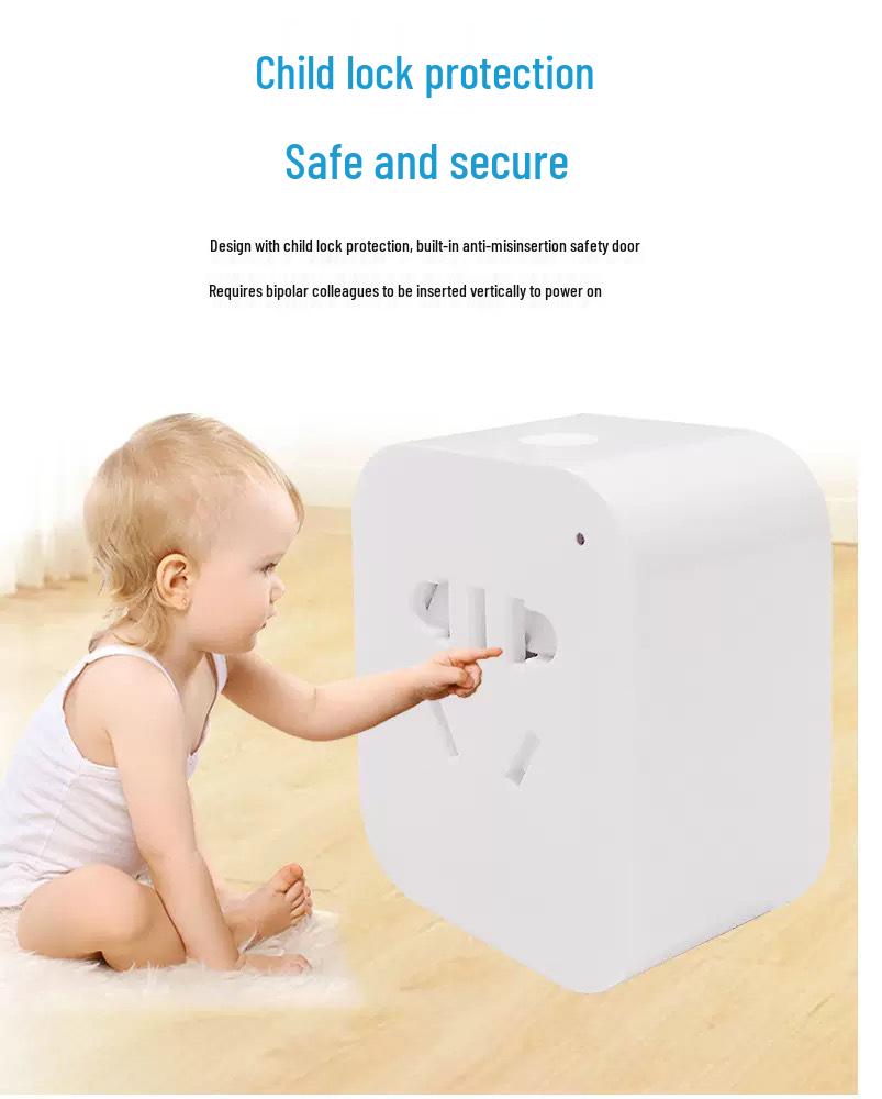 GB Standard Smart WiFi HomeKit Socket with Cozylife APP & Xiao Du Voice Control