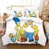 Hot Sale New Anime Cartoon 3D SS-Simpsonss Bedding Duvet Cover Set Bedding Set Baby Kids Adult Bedroom Set Gift 2/3piece Set