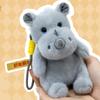 Wrist Pad Rhino Doll Pendant Animal Rhino Plush Doll Creative Rhino Plush Toy  Birthday Parties