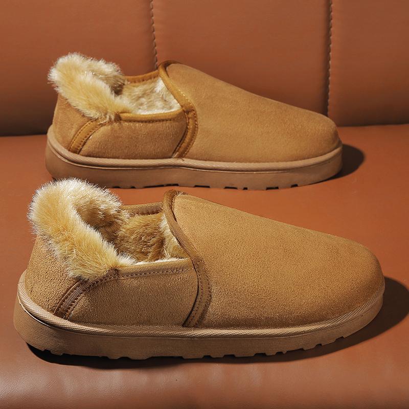 Autumn and winter velvet thickened warm cotton shoes sports little white board shoes casual leather shoes labor insurance shoes
