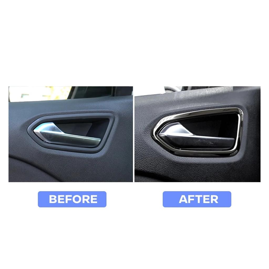 BJKD Accessories Compatible with 2019-2024 Renault Clio Arcana Capture Lutesia Triber Inside Door Handle