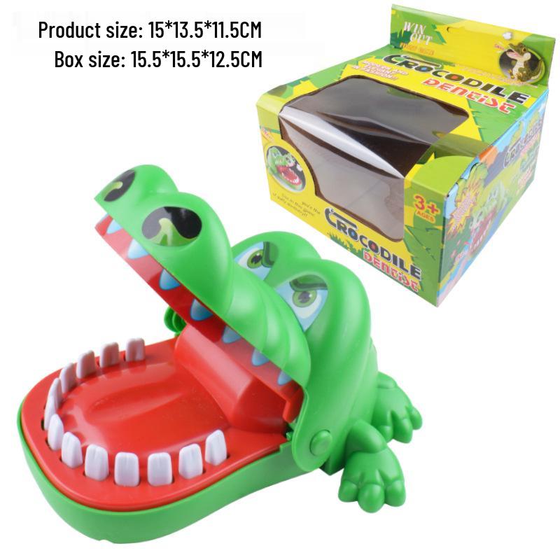 Large Crocodile Bite Finger Game: Funny Parent-Child Tooth Extraction & Evil Dog Prank Toy