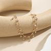 Elegant Rhinestones Fringe Chain Ear Stud Nose Clip Elegant Fake Nose Clip Jewelry Punk Earrings Chain for Women Girl