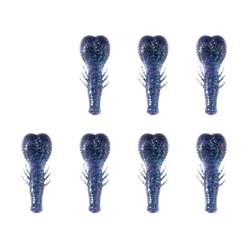 Soft Baits Crawfish Lures Artificial Fishing Baits Lure for Trout 6.2cm 6.7g Heavy Weighted Swimbait Fishing Tackle