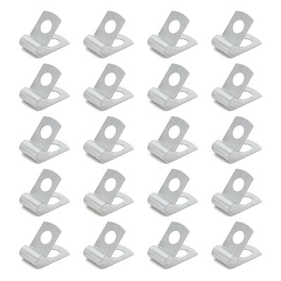 20 Pcs Brake Fuel Line Clip Metal Fuel Hose Wrap Clamp Set Tightly Fixed Universal Fit for Most