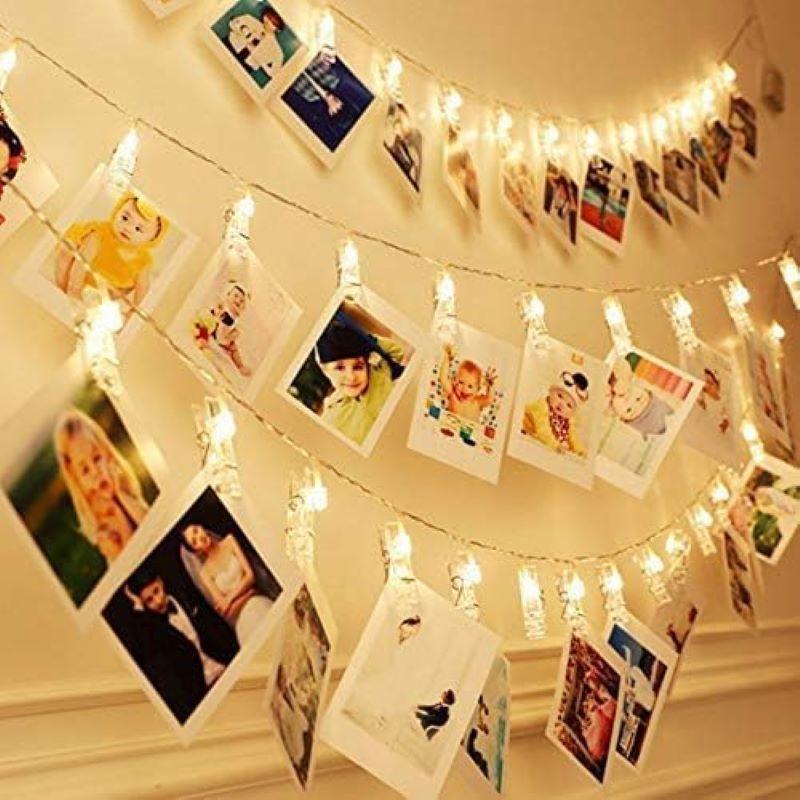 Picture clip string lamp fairy string lamp battery box anniversary new year Christmas surprise for wall decoration of dormitory bedroom