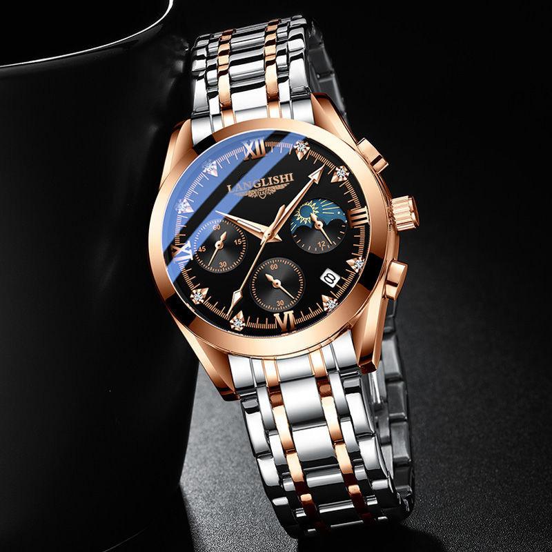 2025 New Arrival Waterproof Luminous Calendar Men's Watch Male Student Fashion Leather Sport Quartz Watch