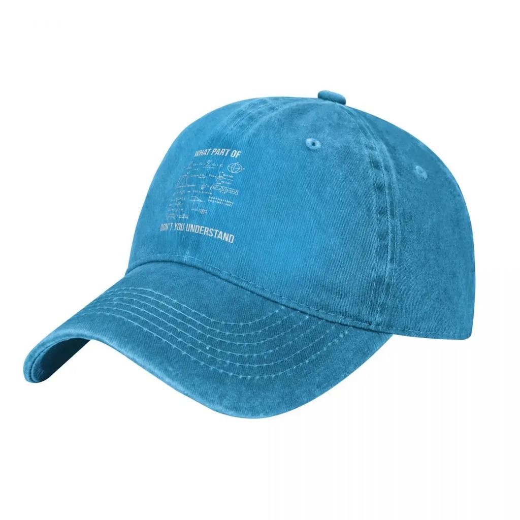 Math Engineering What Part Of Dont You Understand STEM Mechanical Engineers demin Cap Outdoor Adventures Golf Hat