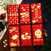 6pcs Blessing Chinese New Year Red Envelopes Traditional Money Packet  Wedding Birthday