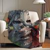 Adventure anime Dr. STONE Blanket For Sofa Office Bed Plane Travel Sleep Read Relax Camping Soft And Warm
