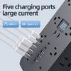 Powerful High Current Socket with Charger Multi-Slot Design 16 AC 3 USB 2 Type-C Fast Charging Socket Charger Combo