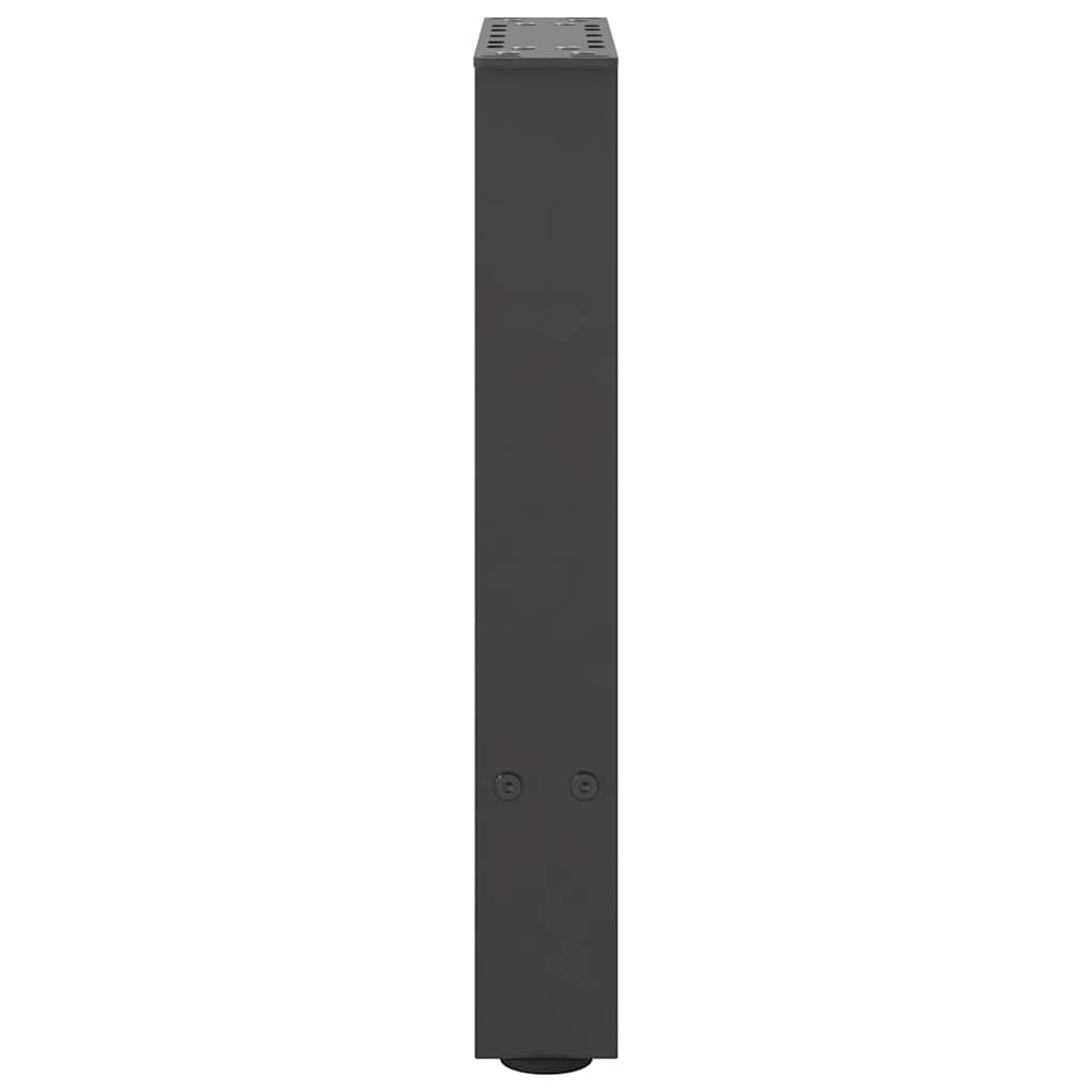 Vidaxl Nogi Do Stolika Kawowego, Antracyt, 2 Szt., 28X(42-43) Cm, Stal