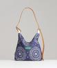 Green Stuff Belted Shoulder Bag B2 Paisley - Navy