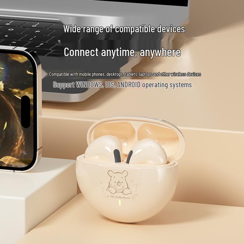 Disney K26 True Wireless Bluetooth Cartoon Earphones with Long Battery Life