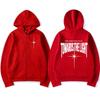 Ateez Welttournee Towards The Light Reißverschluss Kapuzenpullover Herren Damen Koreanischer Kpop Zip-Up Sweatshirt Mode Langarm Kapuzenpullover Jacke