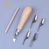 7-Piece Wood Handle Carving and Chisel Set for Students
