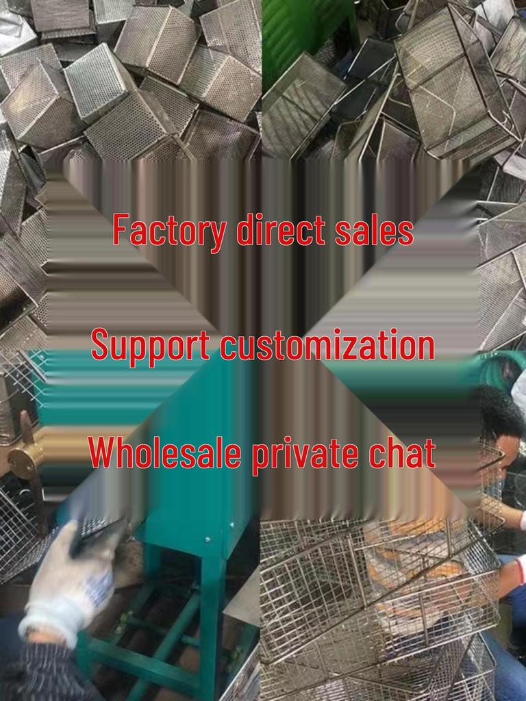 Stainless Steel Square Shaking Basket for Breading and Frying