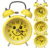 Childrens School Desk Alarm Clock With Metal Frame And Night Light Feature