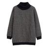 Women S Plus Size Thick Fleece High Neck Pullover Sweatshirt Mid Length