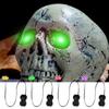 Halloweenské LED svítící oči s časovačem rozsvítí DIY oči pro kostlivé dýňové masky, náhrobky, vnitřní a venkovní hororové dekorace