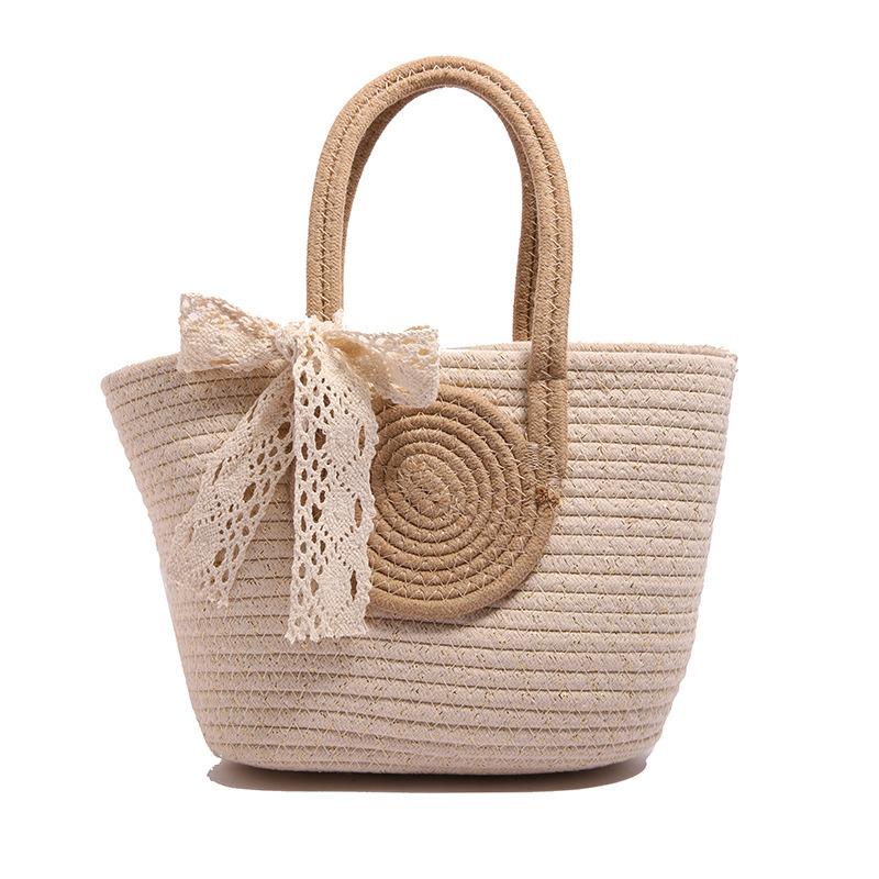Woven Large-capacity Fashion Casual Bag 2025 Spring New Foreign Style Shoulder Underarm Bag Straw Woven Tote Bag Women's Bag