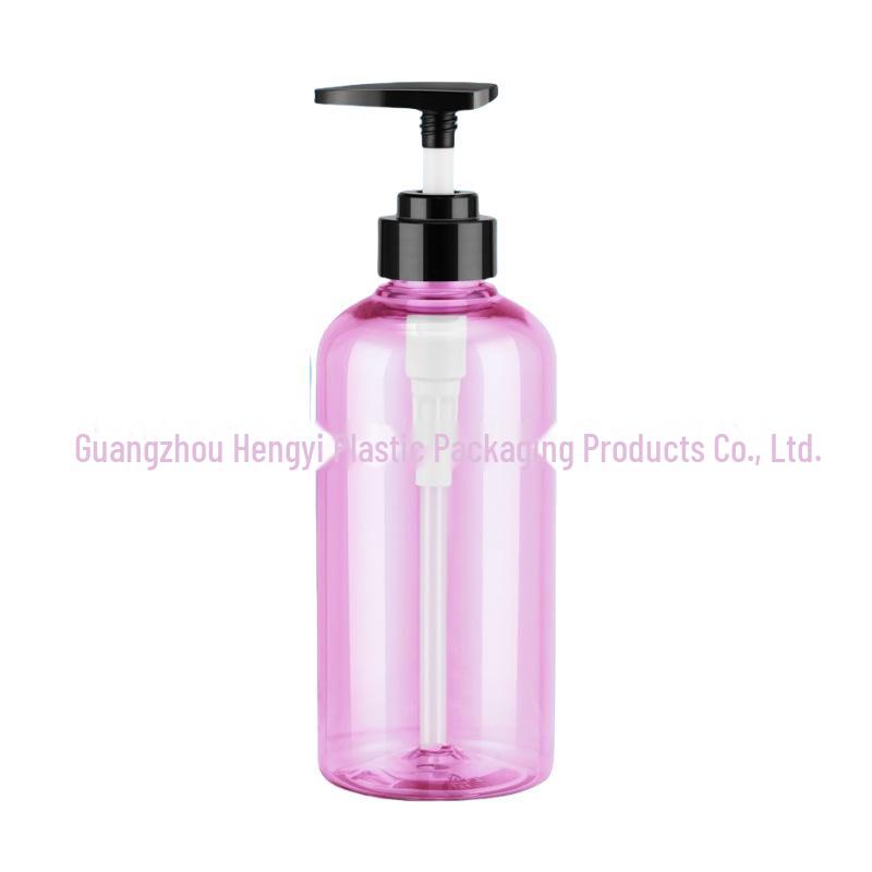 Spot Round Shoulder Thick Wall Lotion and Shampoo Bottle, 300ml/500ml Capacity, for Hotel and Shower Use.