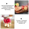 Salad Serving Utensils Multi-layer Storage Tank Container Glass Bowl Canister Jars with Lids Snack Containers