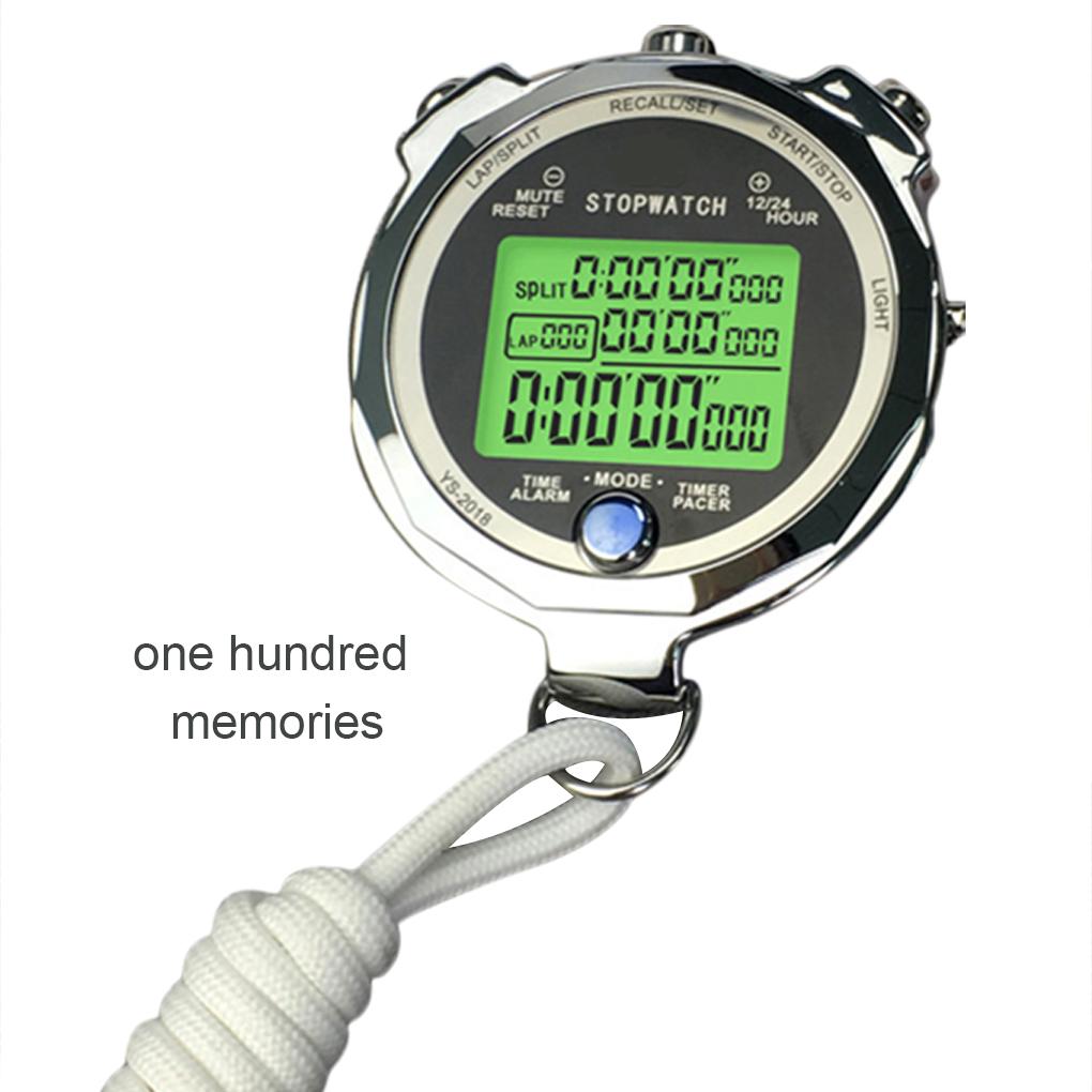 Waterproof Chronograph Digital Timer Stopwatch Sport Counter Stopwatch 1/1000th no.01