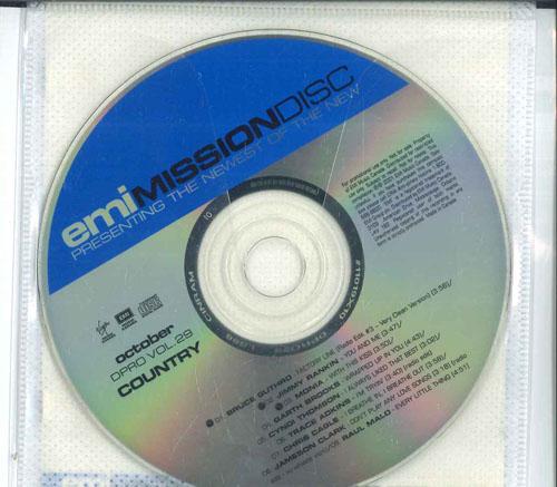 CD РАЗЛИЧНЫЕ Emi Mission Disc Октябрь Dpro Vol.  DPROVOL29 EMI MUSIC CANAD Канада КантриФолк Б/у