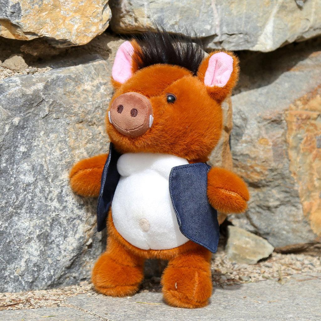 

Realistic Cute Pig Animal Plush Toy Playroom Decor For Collectors And Gifts Brown