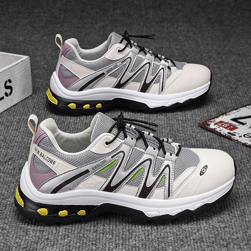 Men's shoes new spring breathable platform casual sports shoes men's outdoor travel non-slip labor protection mountaineering shoes